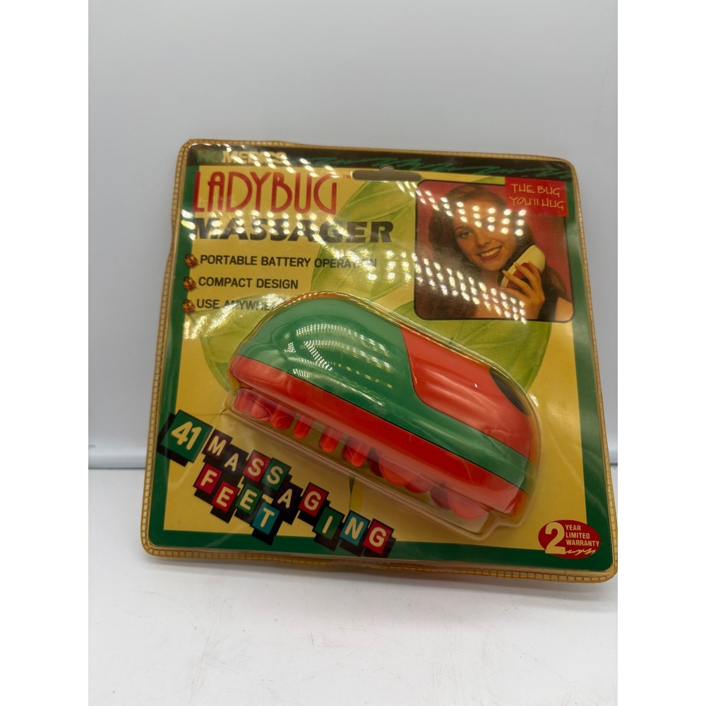 Vintage 1993/1994 HoMedics LadyBug Massager (Model PM-7C / PM-8